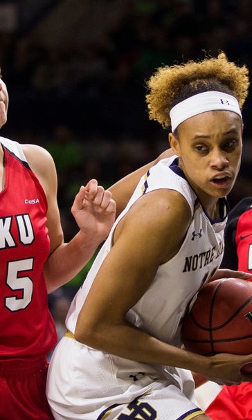 Mabrey scores 20 points, No. 2 Notre Dame women win in rout